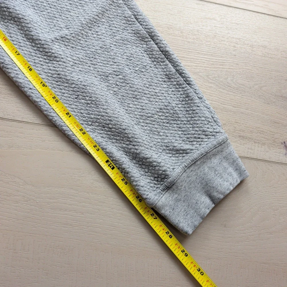 Lululemon At Ease Joggers Mens Large Heathered Light Grey Textured M5642S